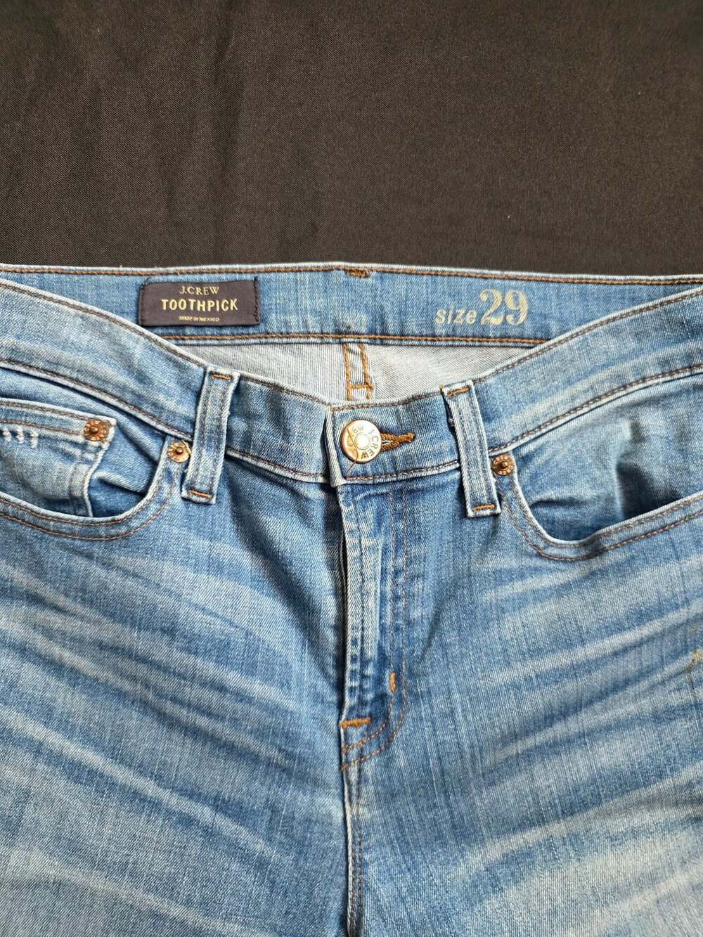J.Crew Toothpick Jeans Size 29 Light Wash Skinny Denim